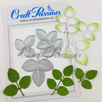 Metal Cutting Dies Rose Leaves Stencils for DIY Scrapbook Photo Album Decorative Embossing DIY Paper Craft Knife Mould Punch