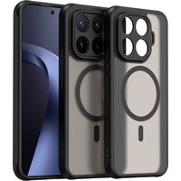 Frosted Shield Shockproof Case For Xiaomi 17T Pro TPU Frame Matte Plastic Magnetic Wireless Charging Phone Cover Coque Fundas