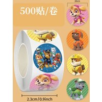 AliExpress Paw Patrol 500PCS Cartoon PAW Patrol Sealing Stickers Roll Waterproof Cute Graffiti Stationery Bike Laptop Kawaii Reward Decals Toys Gifts