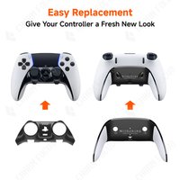 Multi color suitable for PS5 Edge gamepad back cover replacement shell anti slip controller, enhancing shell protection grip