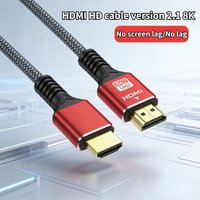 HDMI-compatible Cable 8K60HZ 48Gbps HDTV2.1V 4K 120HZ 3D TV Computer Monitor Projector PS Game Console Audio And Video PC Laptop
