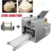 Automatic Commercial Dough Rolling Machine,Stainless Steel Pasta Noodle Maker,Imitation Handwork Dumpling Wrapper Making Machine