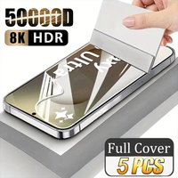 5Pcs Screen Protectors For Samsung Galaxy S26 S25 S24 S23 S22 S21 S20 Ultra Plus FE Hydrogel Film For Samsung Galaxy S25 Edge