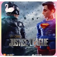 Original Blokees DC Defender Version 02 - Justice League Series Blind Box Batman Superman Anime Peripheral Collect Toys Boy Gift