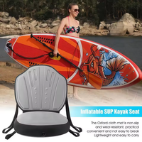 Canoe Inflatable Cushion Surfing Board Seat Adjustable Backrest SUP Inflatable Kayak Seat For Paddleboard Rowboats Fishing Boats