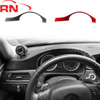 For BMW 3 Series E90 2005-2012 Modified Carbon Fiber Instrument Bezel Interior Accessories Piano Black Decorative Sticker