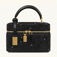 New JWPEI Diamond Decorative Box Bag, Square Handbag, Diagonal Shoulder Bag, Small Square Bag, Daily Commuter Shoulder Bag