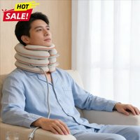 Portable Inflatable Cervical Traction Brace Neck Pain Relief Tool for Chronic Neck and Shoulder Discomfort Improve Spine Durable