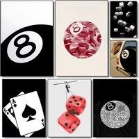 Black And White No Ball Art Poster Aesthetic Canvas Painting Posters and Prints Wall Art Picture for Bedroom Home Decor