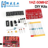 DIY Kits RF 1Hz-50MHz Crystal Oscillator Frequency Counter Meter Digital LED tester meter For arduino NEW