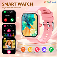 2026 New Square Smart Watch for Men Women Kids Bluetooth Call Full Touch Screen Smartwatch Music Control Camera Control Message