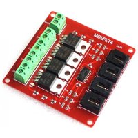Four Channel 4 Route MOSFET Button IRF540 V4.0+ MOSFET Switch Module For Arduino