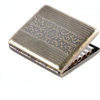 Boîte à cigarettes en métal, boîte à tabac, conteneur avec 2 Clips, porte-cigare, boîte de rangement pour Cigarettes