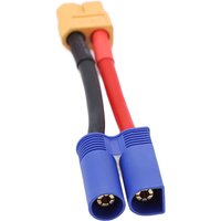 RC Connector Bendable Soft Silicone Cable XT60 Female to EC5 Male Connector Cable for RC Car Aircraft Ship Model
