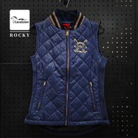 Horseware Women's Gold Embroidered Cotton Vest Knight Dress Equestrian Clothing HW85067