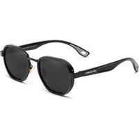 KINGSEVEN Brand Fashion Retro Sunglasses Men Polarized UV400 Luxury Women Eyewear Male Round Frame Travel Glasses