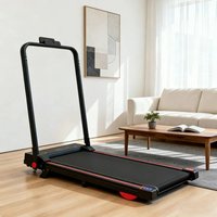Household Folding Treadmill, Flat Walking Pad, Compact Indoor Silent Fitness Equipment