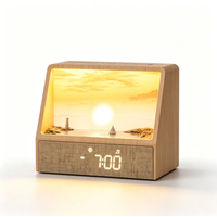 Sunrise Alarm Clock Table Light White Noise Wake Up Light With Soothing Sounds Bluetooth Sleep Aid Night Light For Bedroom Decor