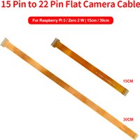 1Pcs Raspberry Pi 5 Zero Camera Cable 15 Pin to 22 Pin FFC Flexible Flat Cable 15CM 30CM Ribbon Line for Raspberry Pi 5 Zero 2 W