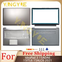 New Laptop Replace Case For IdeaPad 3 15ADA6 15ITL6 15ALC6 2021 LCD Back Cover Front Bezel Palmrest Bottom Case Hinges