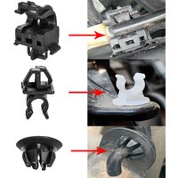 3PCS Hood Rod Holder Opener Stay Grommet Clip For Honda Accord Insight Odyssey Pilot S2000 Fit ,Acura RDX TSX 90601-S84-A01
