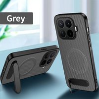 For XiaoMi 17T 15T 14T Pro Case Carbon Fiber Texture Magnetic Bracket Cover For XiaoMi 17T Pro Wireless Charging Funda