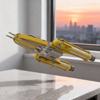 559pcs MOC Republic BTL B Y Wing Starfighter Star Battle Model Building Blocks Toys Festival Gifts Construction Idea Brick