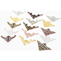 10/20/50PCs Metal Corners For Books Scrapbooking Photo Albums Menus Corner Protectors Metal Crafts DIY Ornament