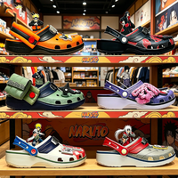 Naruto Cave Shoes Summer Slippers Outdoor Beach Shoes Adult Style Daily Travel Anime Style Breathable Non Slip Sandals
