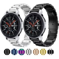 22mm Metal Strap For Samsung Galaxy Watch 3 45mm 46mm Gear S3 Frontier Stainless Steel Bracelet Correa Gear S3 Classic Watchband