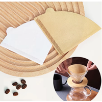 50pcs Coffee Filter Paper Hand-brewed V02 Disposable Cone Coffee Filters Coffee Filters Paper Cone Paper Household Cafe Tools