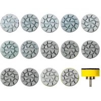 KYCOR-Mini Diamond Polishing Pad Set, 14PCS Different Grit 50 -10000 Water Sanding Discs For Detail Fine Grinding