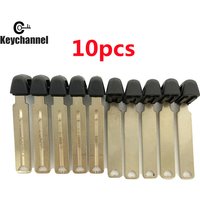 Keychannel 10pcs Emergency Smart Prox Remote Key Fob Blade Single Insert Blank for Toyota Camry Corolla Highlander Prius RAV4
