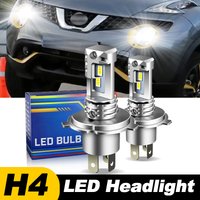1pc/2Pcs For Nissan Juke F15 2011 2012-2013 Car Headlamp Super Bright White 12000lm H4 9003 LED Headlight Hi/Low Beam Bulbs