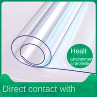 NEW Tablecloth 1.0mm Thickness PVC Transparent Waterproof Table Cover Mat Kitchen Pattern Oil Cloth Glass Soft Cloth Tablecloth