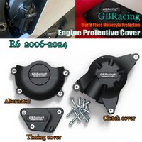 Protection du capot moteur pour motocross, anti-chute et isolant thermiquement, pour Yamaha YZF R6 2006-2024, résistant au vieillissement