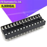10pcs 28pin pins DIP DIP28 IC Sockets Adaptor Solder Type Socket Narrow new