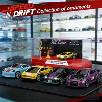 2026 News 1:64 Mini Alloy RC Drift Car, 2WD Speed Drift, 60 Mins Long Battery Life, Portable Toy Car with Gift Box, Perfect Gift