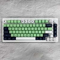 Double Shot ABS Keycaps SA Profile 173 Keys Customized Mint Keyboard Keycaps for Gateron Cherry MX Switches Mechanical Keyboard