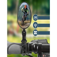 AliExpress DOMEN Bike Mirror Bycicle 360 Degree Adjustable Rotatable Handlebar Mirror Cycling Rear View Mirror Accesorios