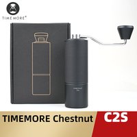 TIMEMORE Chestnut C2S Manual Coffee Grinder New Upgrade Integrated Metal Body Portable Hand Grinder Great For Travel Camping