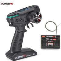DUMBORC DDF-350 10CH RC Radio Control System and X10FG / X10F Receiver HD Screen for 1/5 1/8 1/10 1/12 1/14 RC Car Truck Crawler