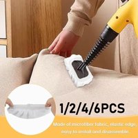 1/2/4/6PCS universal ultra-fine fiber cloth cover suitable for handheld steam cleaners, washable and reusable replacement cloth