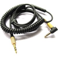 Replacement Audio Cable for Marshall Major II 2 3 III Monitor MID Headphones Cord with Mic Volume Control 3key black/brown
