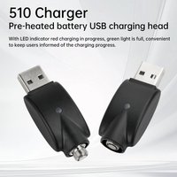 510 Interface Smart Charger USB Charging Head With Overcharge Protection USB Charging Portable Adapter with LED Indicator