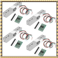 1 Apr.Digital Load Cell Weight Sensor,4Sets 5KG Load Cell HX711 AD Weighit Amplifier Module Pressure Sensor Ar Duino Load Cell
