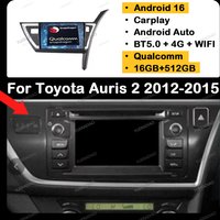Android 16 Car Radio For Toyota Auris 2 E180 2012 - 2015 Qualcomm 4G WIFI GPS NAVI Multimedia Video Player QLED 2DIN BT LTE 5G