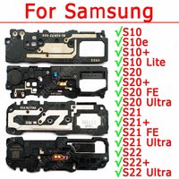 Loudspeaker For Samsung Galaxy S10 Lite S10e S20 Plus FE S21 S22 Ultra Loud Speaker Buzzer Ringer Sound Module Board