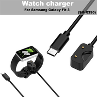 Smartband Charger Adapter For Samsung Galaxy Fit 3 Magnetic USB/Type C charging cable For Galaxy Fit3 SM-R390 Watch charger