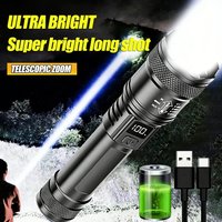 1Pcs Portable LED Camping Lamps Waterproof Tactical Flashlights 3-Mode Handheld Powerful LED Torch Light Lanterns Self Defense